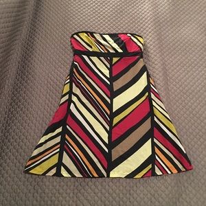 GAP, Multicolored strapless dress